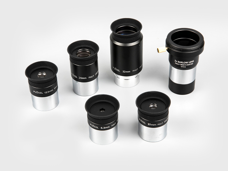 Plossl6.3mm-10mm-12.5mm-20mm-32mm+2X barlow eyepiece