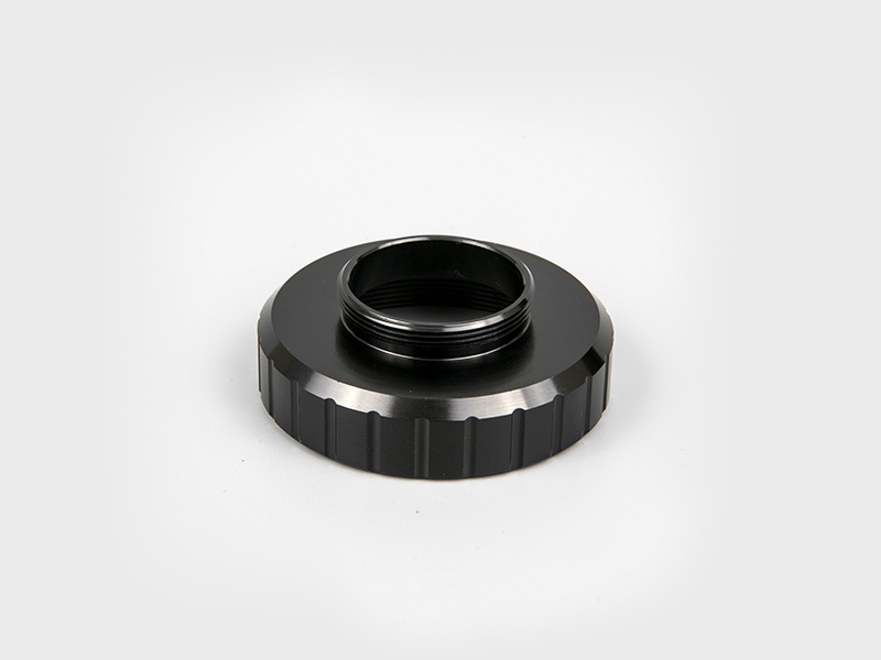 C-mount male to T2 adapter female